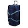 High Sierra 34 &euro; Wheeled Rolling Duffle Bag, Lightweight and Durable Weekender Travel Duffle Bag with Recessed Telescoping Pull Handle - Graphite Blue