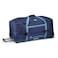 High Sierra 34 &euro; Wheeled Rolling Duffle Bag, Lightweight and Durable Weekender Travel Duffle Bag with Recessed Telescoping Pull Handle - Graphite Blue