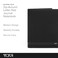TUMI Alpha Zip-Around Letter Pad Journal Notebook for Men, Black