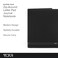 TUMI Alpha Zip-Around Letter Pad Journal Notebook for Men, Black