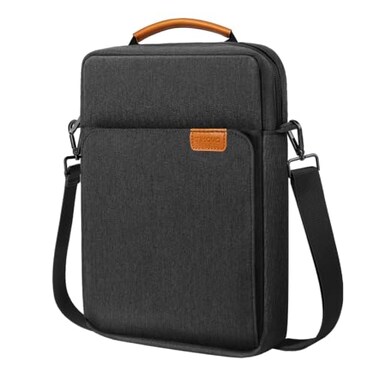 TiMOVO 9-11" Tablet Sleeve Bag Carrying Case with Strap, Black &amp; Grey