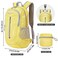 ZOMAKE 25L Lightweight Packable Backpack, Foldable Daypack(Yellow)