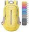 ZOMAKE 25L Lightweight Packable Backpack, Foldable Daypack(Yellow)
