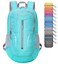 ZOMAKE 25L Lightweight Packable Backpack, Foldable Daypack(Aqua Blue)