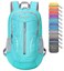 ZOMAKE 25L Lightweight Packable Backpack, Foldable Daypack(Aqua Blue)