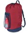 Dalykate Backpack Laundry Bag, Laundry Backpack with Shoulder Straps and Mesh Pocket Durable Nylon Clothes Hamper Bag with Drawstring Closure Red