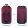 Dalykate Backpack Laundry Bag, Laundry Backpack with Shoulder Straps and Mesh Pocket Durable Nylon Clothes Hamper Bag with Drawstring Closure Red