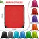 Shappy 100 Pcs Drawstring Bag Bulk, Gym Portable String Sack Backpacks