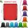 Shappy 100 Pcs Drawstring Bag Bulk, Gym Portable String Sack Backpacks