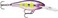 Rapala Shad Rap Crankbait, 2-1/2", Voodoo Haze