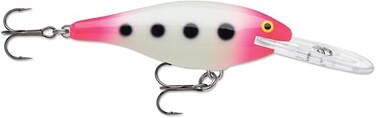 Rapala Shad Rap Crankbait, 2", Glow Pink Squirrel