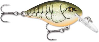 Rapala Dives-to Crankbait &euro;&ldquo; Diving Hard Bait Lure &acirc;&euro;&ldquo; 2", Rootbeer Crawdad