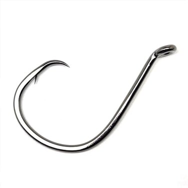 Gamakatsu 221415-25 Octopus Circle Inline Point Hooks- 25 Pack (5/0), NSB