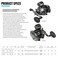 OKUMA Reels Convector Lowprofile 3Bb+1Rb 5.4:1, Multi, One Size