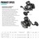 OKUMA Reels Convector Lowprofile 3Bb+1Rb 5.4:1, Multi, One Size