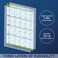 QUICKFIT Workout Poster Cable Machine, an Exercise Chart for Cable Training Station, Laminated, Gym, 18" x 24