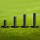 FINGER TEN Golf Rubber Tees Driving Range Value 3/4 Pack