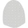bowlingball Replacement Bowling Shoe Slide Soles (Perforated White Microfiber (S6))