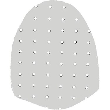 bowlingball Replacement Bowling Shoe Slide Soles (Perforated White Microfiber (S6))