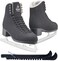 Jackson Ultima JS1792 Men's Ice Skates/Width: Medium (C/M) / Size: Adult 8.5 Bundle with Skate Guards