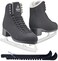 Jackson Ultima JS1792 Men's Ice Skates/Width: Medium (C/M) / Size: Adult 8.5 Bundle with Skate Guards