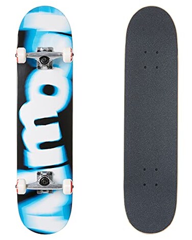 Blue Spin Blur First Push 7.625" Complete Skateboard by Almost