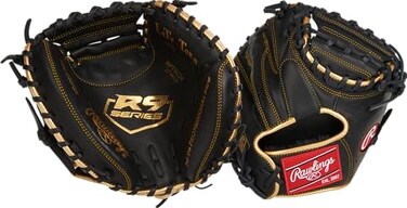 Rawlings R9 Baseball Catcher's Training Mitt   27"  1-Piece Solid Web   Right Hand Throw