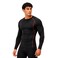 DEVOPS 3 Pack Men's Cool Dry Compression Baselayer Long Sleeve Shirts Top