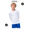 DEVOPS Youth Boys 3-Pack Compression Athletic Performance Baselayer Long Sleeve Shirts (Medium, Black/White/Charcoal)