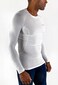 DEVOPS 3 Pack Men's Athletic Long Sleeve Compression Shirts (2X-Large, White/White/White)