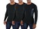 DEVOPS 3 Pack Men's Cool Dry Compression Baselayer Long Sleeve Shirts Top