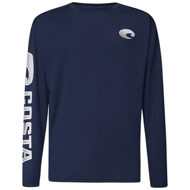 Costa Technical Crew Long Sleeve Navy
