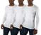 DEVOPS 3 Pack Men's Cool Dry Compression Baselayer Long Sleeve Shirts Top