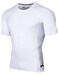 LAFROI Men's Short Sleeve UPF 50+ Baselayer Compression Rash Guard (Sym White, SM)
