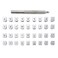 Yoption 37 Pcs Leather Stamping Tools Kit for Leather Working, 3mm