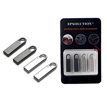 Zpsolution Metal Zipper Pull Replacement for Suitcases Luggage