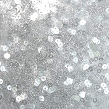 4mm Sequins Crystal Clear Transparent Medium Hole Made in USA