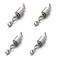 Zpsolution Screw Locking Magnetic Necklace Clasps, 6mm, Silver