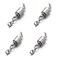 Zpsolution Screw Locking Magnetic Necklace Clasps, 6mm, Silver