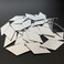 NUO RUI 60 Pcs 2" Diamond Shape Mirror Mosaic Tile for Craft Art Projects