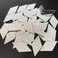 NUO RUI 60 Pcs 2" Diamond Shape Mirror Mosaic Tile for Craft Art Projects