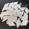 NUO RUI 60 Pcs 2" Diamond Shape Mirror Mosaic Tile for Craft Art Projects