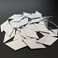 NUO RUI 60 Pcs 2" Diamond Shape Mirror Mosaic Tile for Craft Art Projects