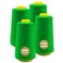 Green Serger Thread, All-Purpose Thread for Sewing, Polyester, 4 Cones of 3000 Yards Each Spool for Sewing Machine