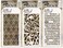 Tim Holtz Layering Full Size Stencils, Released October 2020, Script, Ironwork, Deco Arch, Bundle of 3 (THS147, THS148, THS149)