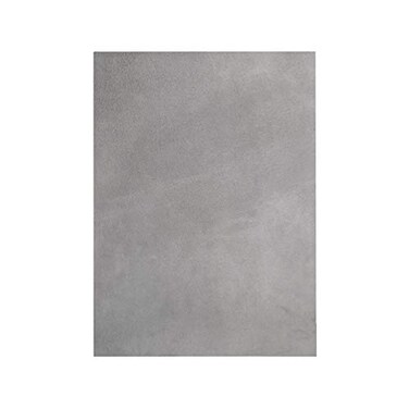Realeather Suede Leather Sheet for Crafting, 3-4oz, Pewter