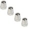 AXEN 4 Pieces Sewing Thimble, Metal Sewing Thimble Finger Protector, Accessories DIY Sewing Tool, Silver