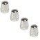 AXEN 4 Pieces Sewing Thimble, Metal Sewing Thimble Finger Protector, Accessories DIY Sewing Tool, Silver