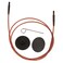 KnitPro Nylon Brown Fixed Cable 30"/ 76cm (to Make 40"/ 100cm IC Needle)