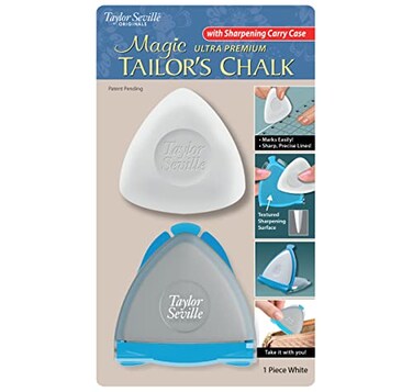 Tailor Seville Magic Ultra Premium Tailor's Chalk with Sharpening Carry Case - White